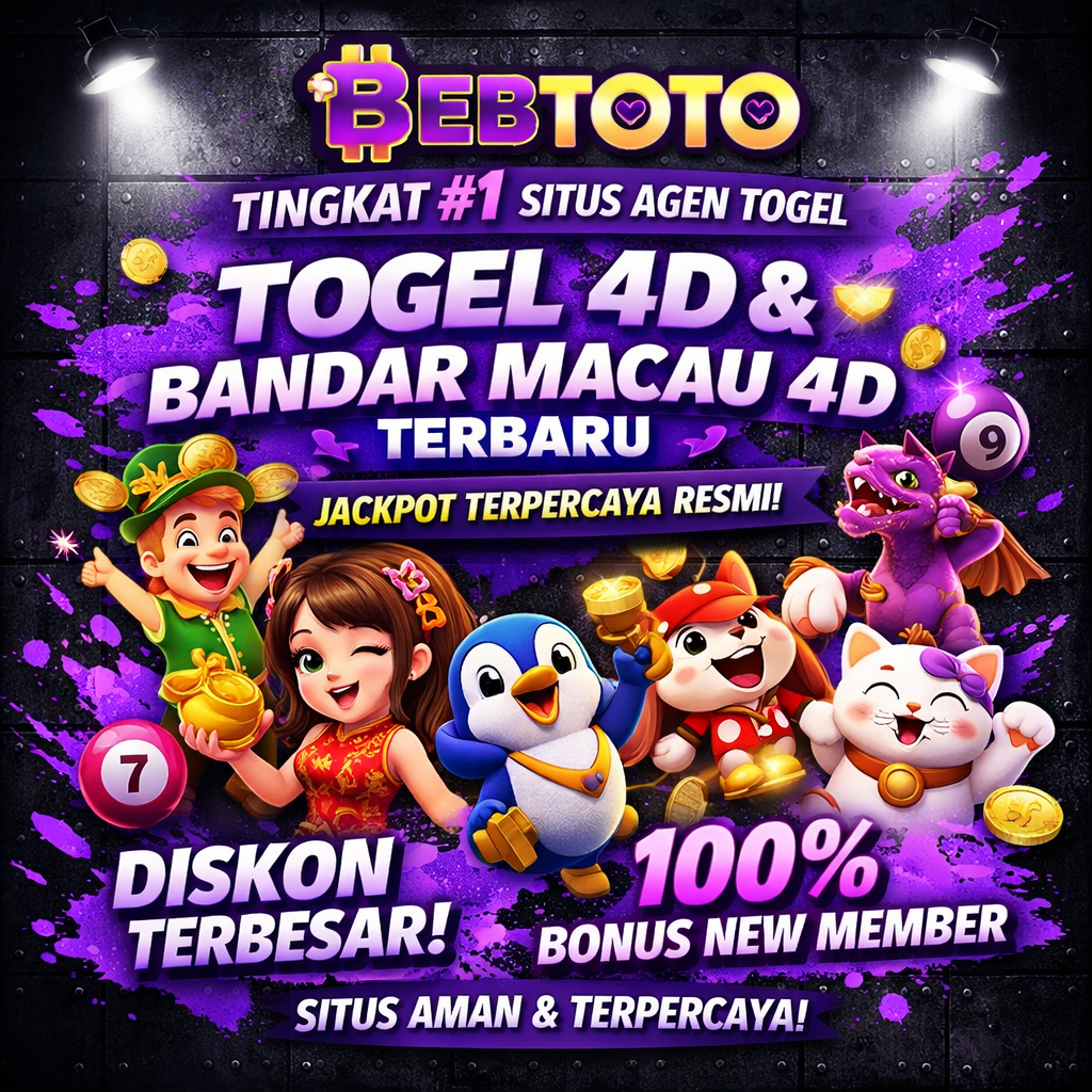 BEBTOTO | Tingkat #1 Situs Agen Situs Toto 4D & Bandar Togel Macau 4D Terbaru Jackpot Terpercaya Resmi