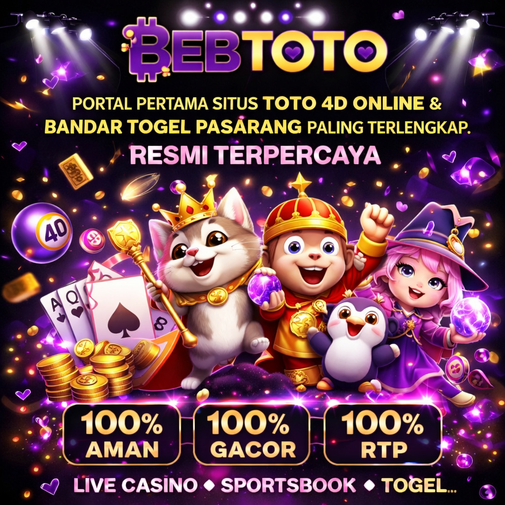 BEBTOTO : Portal Pertama Situs Toto 4D Online & Bandar Togel Pasaran Paling Terlengkap Resmi Terpercaya