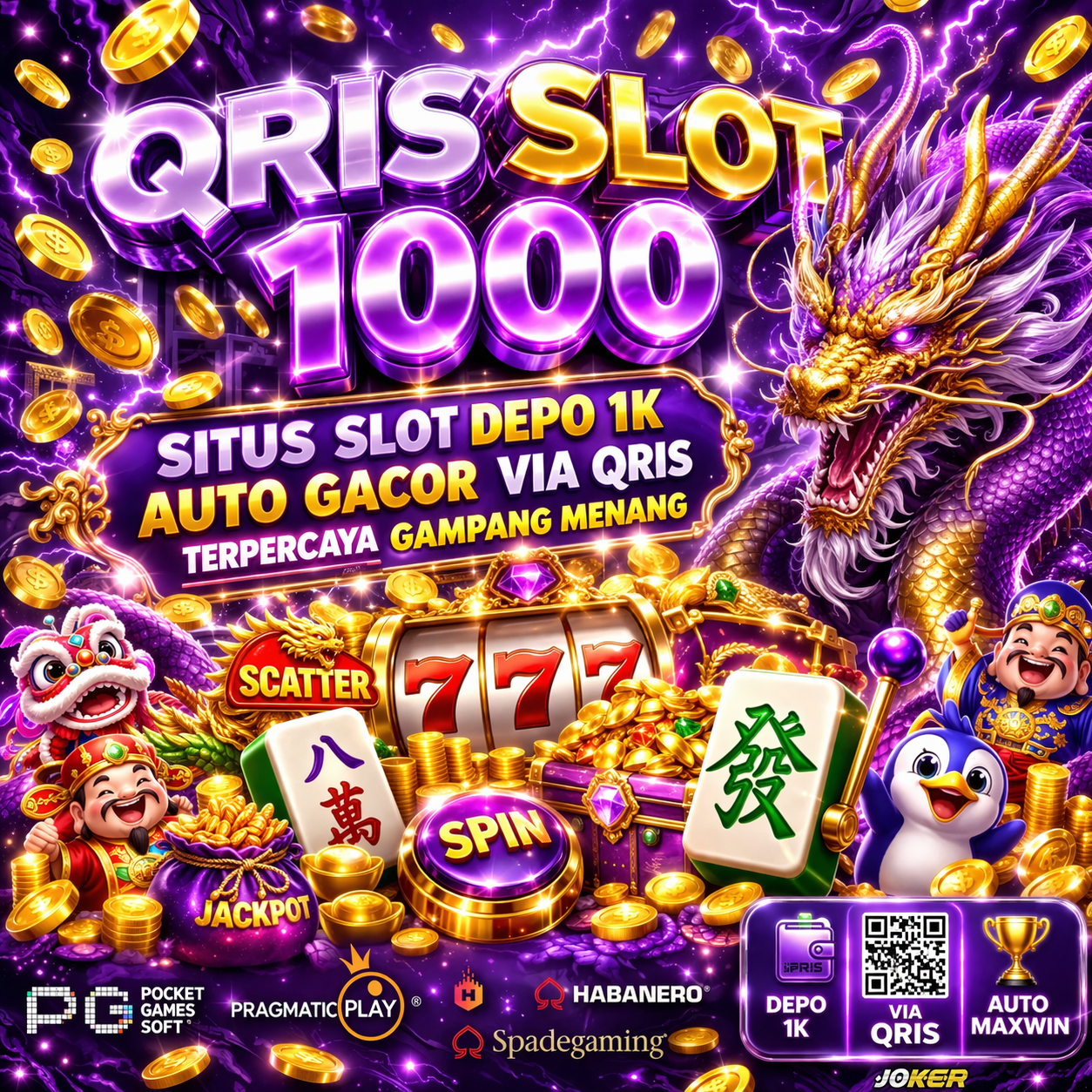 SLOT 1000 - Situs Slot Depo 1K Auto Gacor Via Qris Terpercaya Gampang Menang  