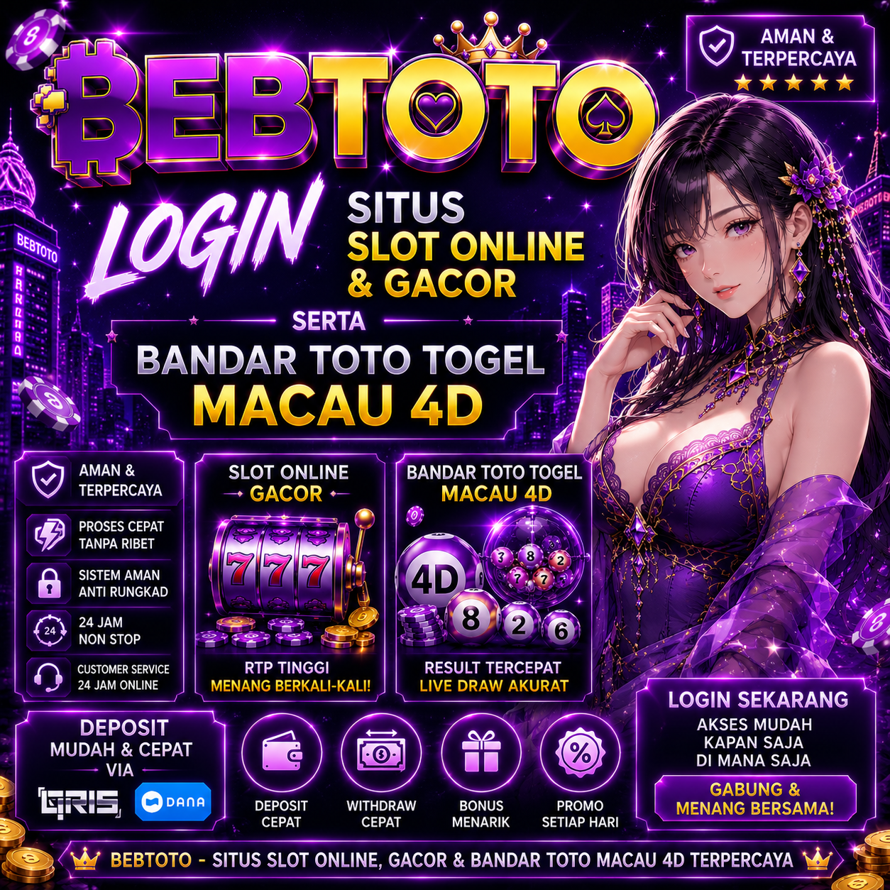 BEBTOTO Login Situs Slot Online & Gacor Serta Bandar Toto Togel Macau 4D - WooCommerce eCommerce